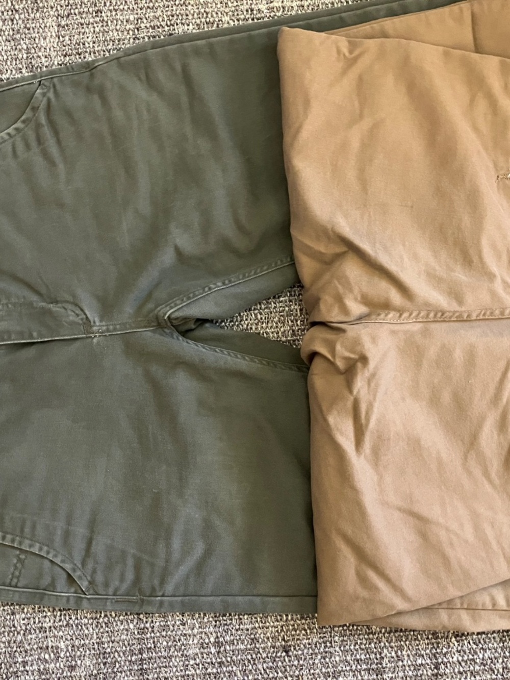 Vans Slim Fit Chinos - Khaki & Army Green Size 31 - Picture 3 of 3